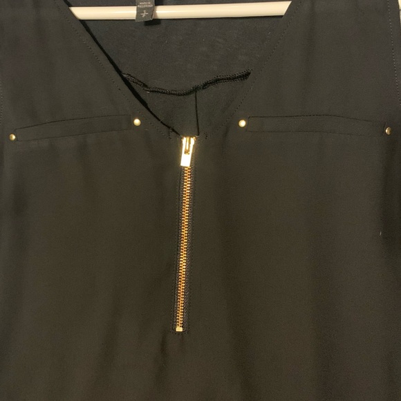 Express - Blouse - Black - Sz: S - Picture 2 of 3